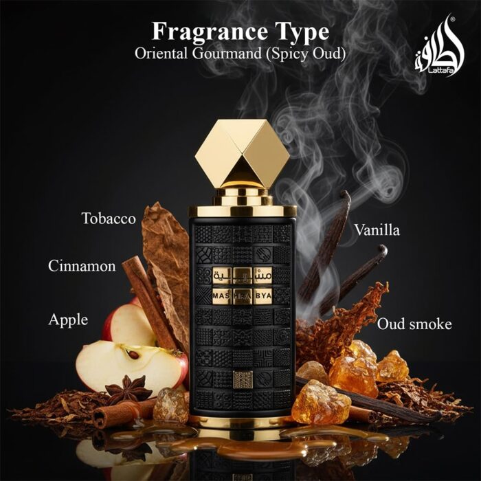 Lattafa Mashrabya perfumy unisex EDP 100 ml dla mężczyzn i kobiet - obrazek 5