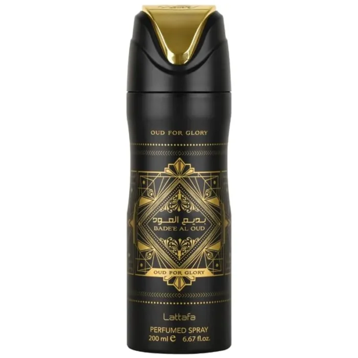 Lattafa Badee Al Oud Oud For Glory parfümeeritud pihustatav deodorant 200 ml - Pilt 5