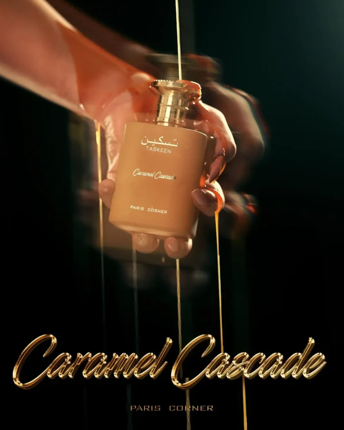 Paris Corner Taskeen Caramel Cascade unisex perfume EDP 100 ml for men and women - Image 9