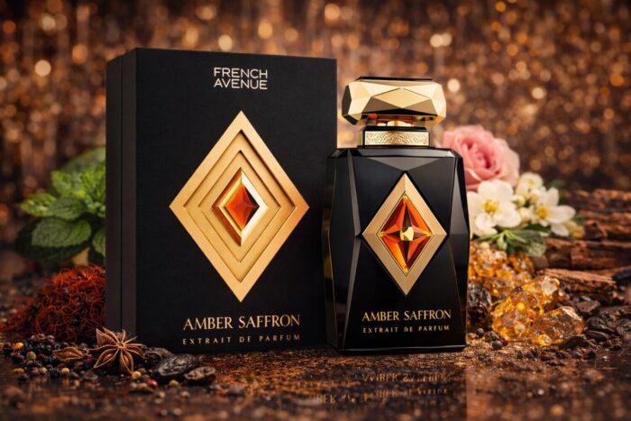 French Avenue Amber Saffron unisex perfume Extrait De Parfum PP 80 ml for men and women - Image 3