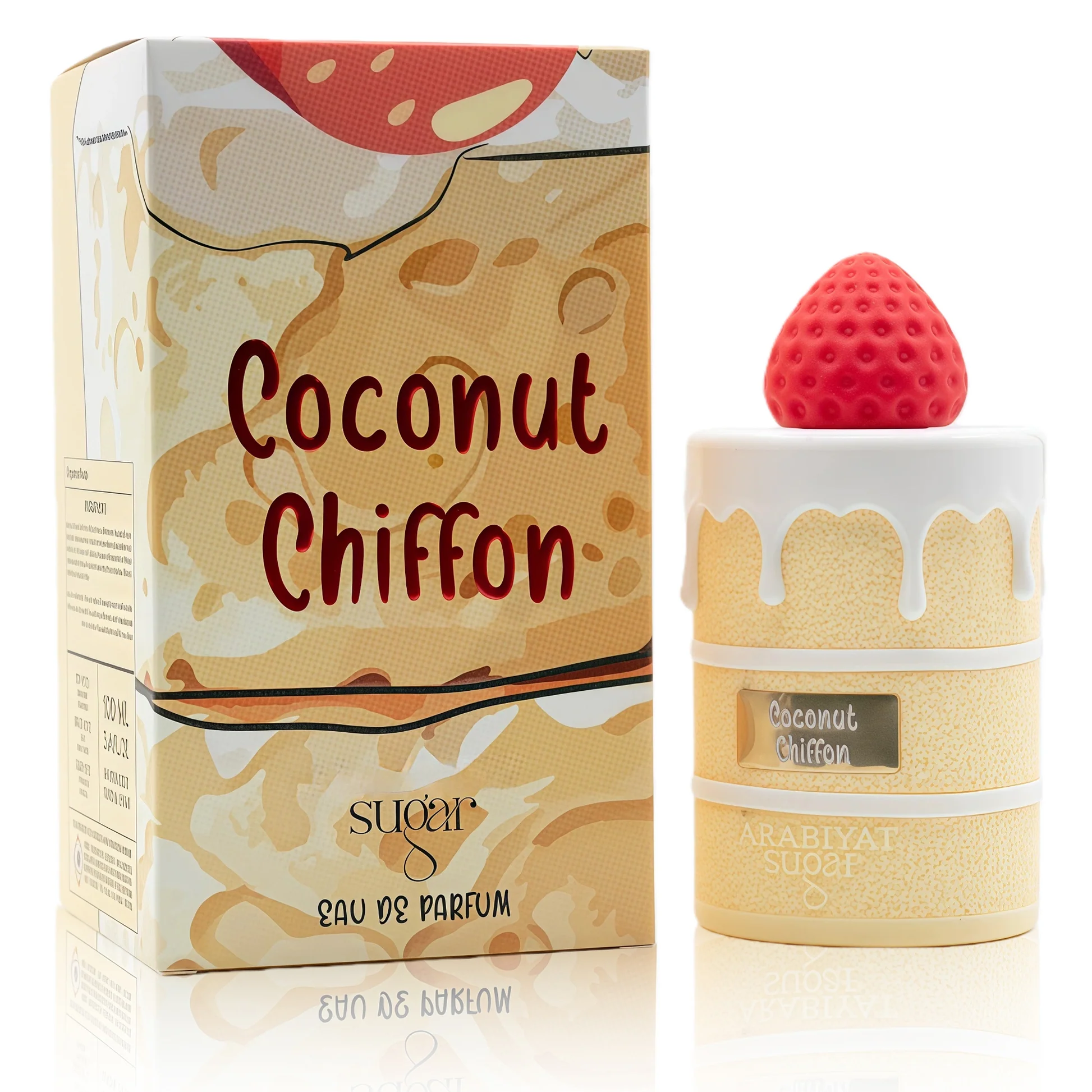 coconut chiffon arabiyat sugar 1 Arabiyat Sugar Coconut Chiffon perfumy unisex EDP 100 ml dla mężczyzn i kobiet - obrazek 1