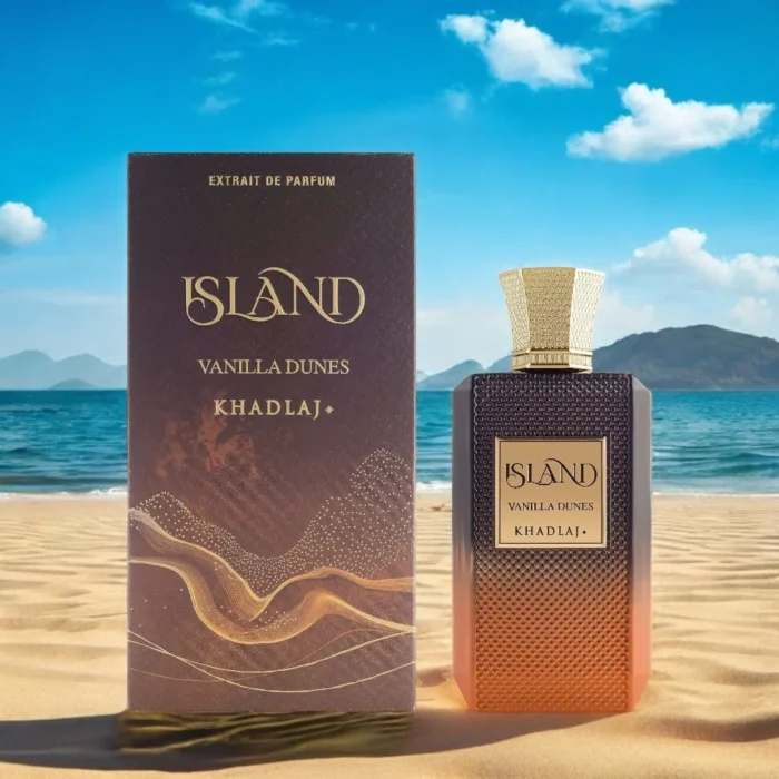 Khadlaj Island Vanilla Dunes — духи унисекс Extrait De Parfum PP 100 мл для мужчин и женщин — изображение 4