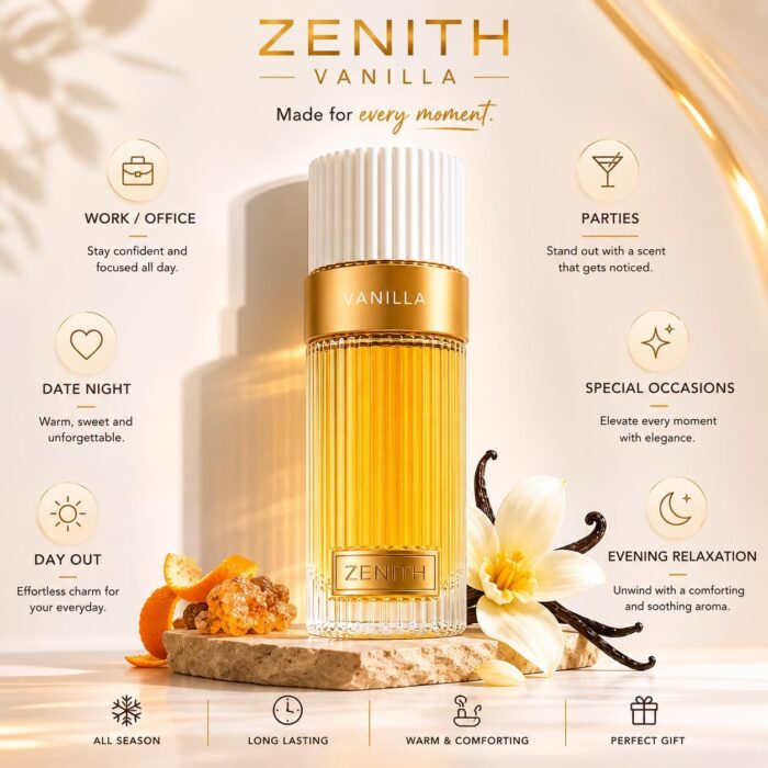 French Avenue Zenith Vanilla perfumy unisex 100 ml EDP dla mężczyzn i kobiet - obrazek 5